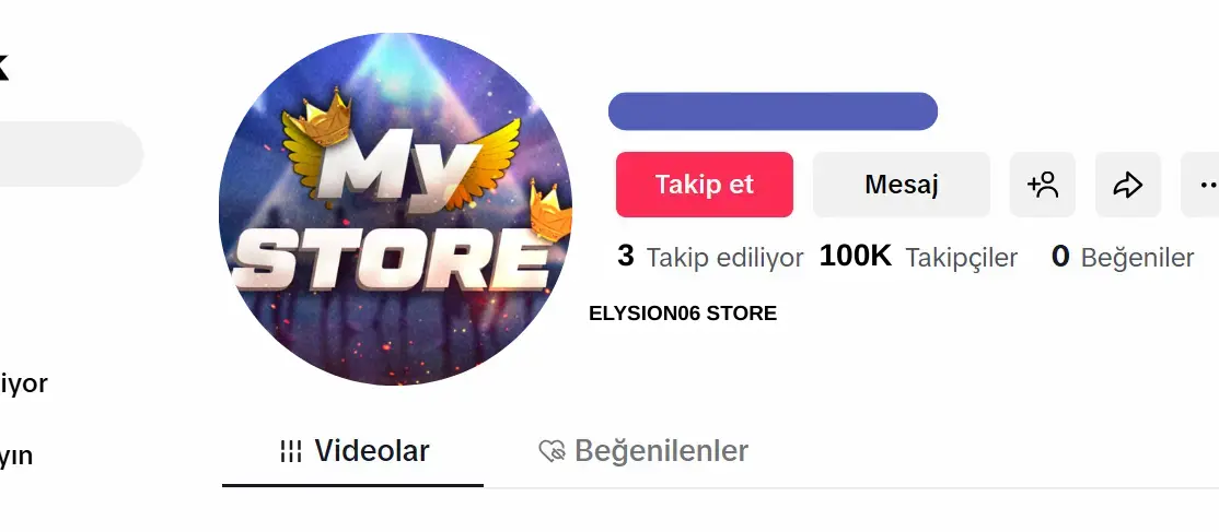 TikTok 100K Takipçili Hesap - [Garantili] Yüksek Kalite