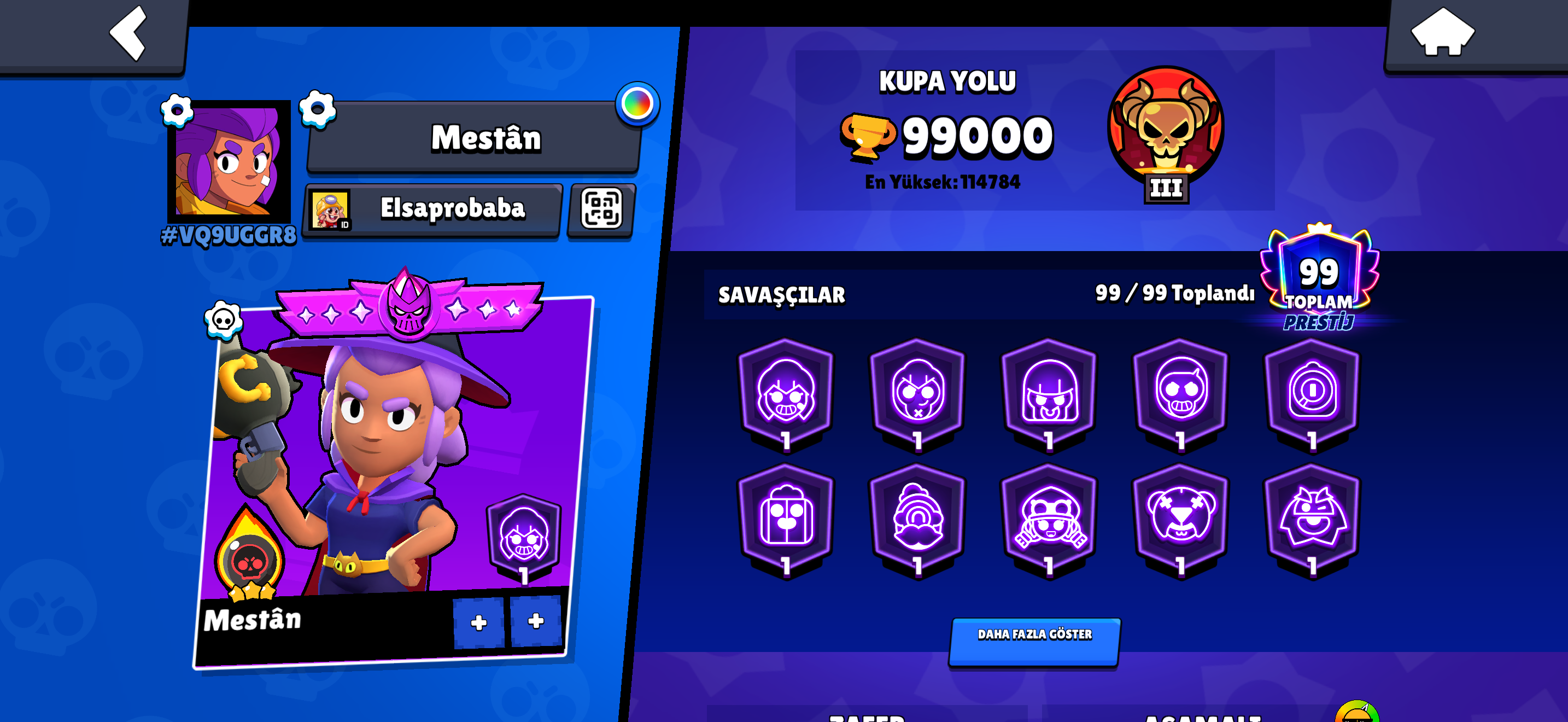 115 K MAX BRAWL STARS HESABI 