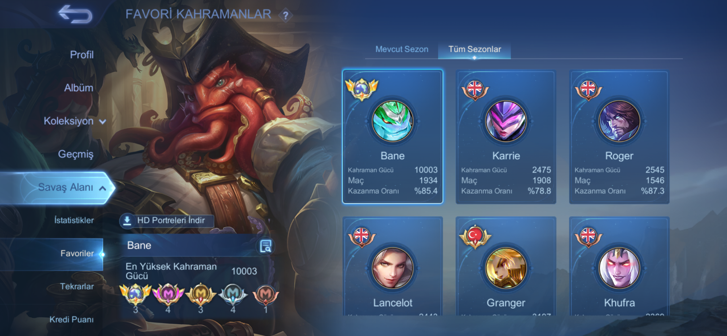 Mobile Legends hesap